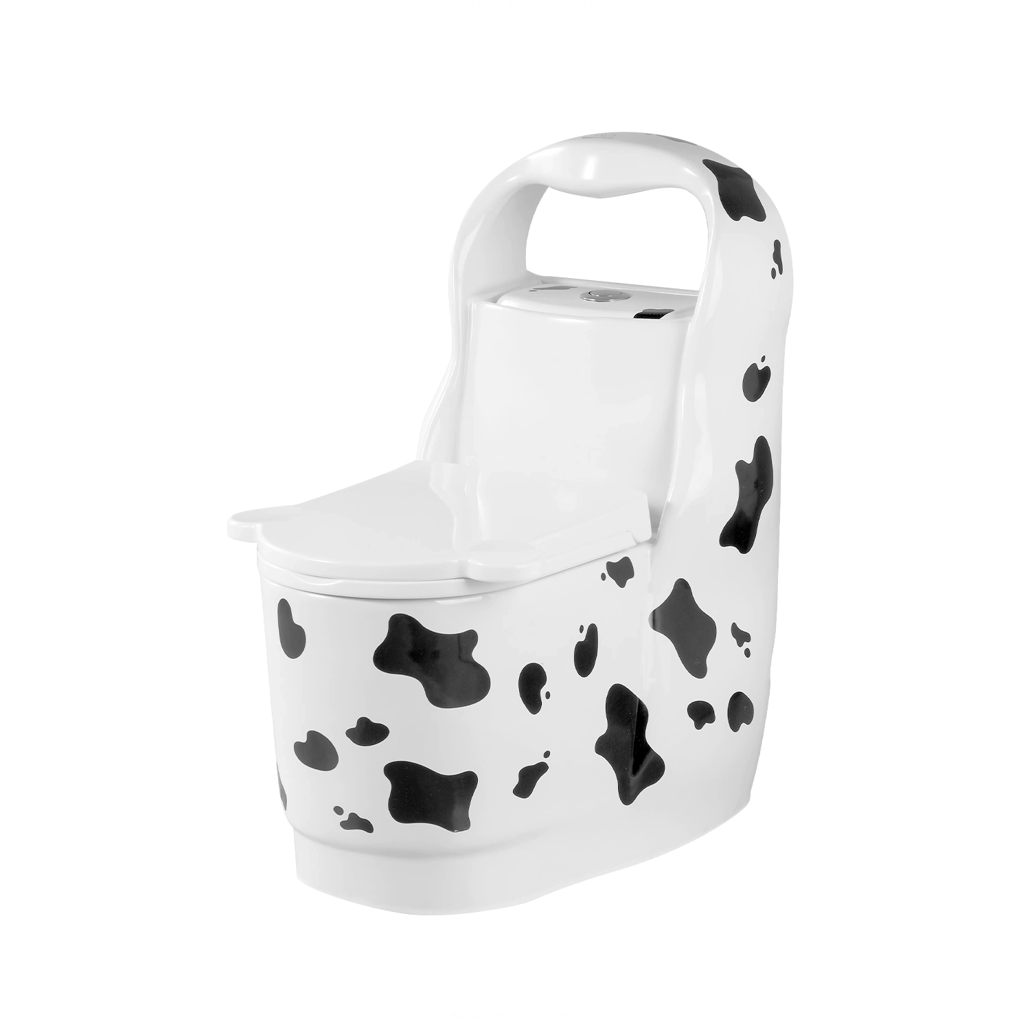 儿童可爱黑白奶牛造型陶瓷马桶 WA-9000-C